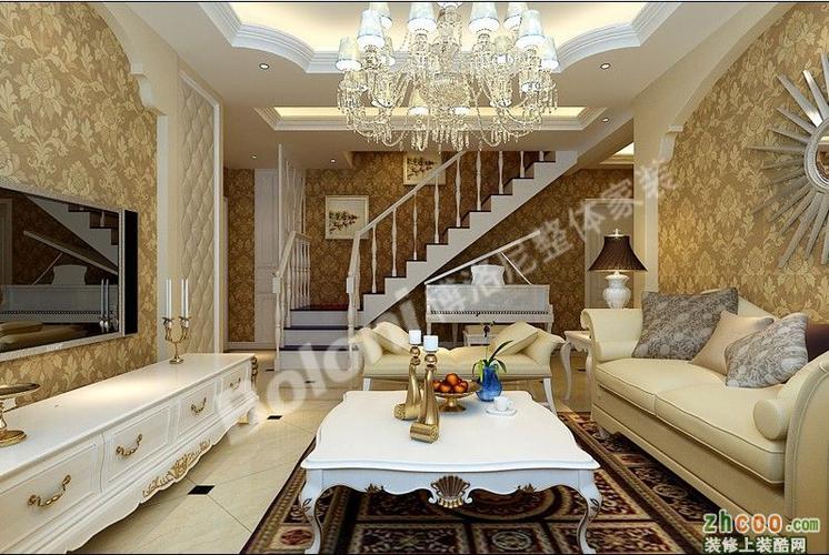装饰工程有限公司 装修案例 [客厅]济南博洛尼整体家装钛马赫高端设计